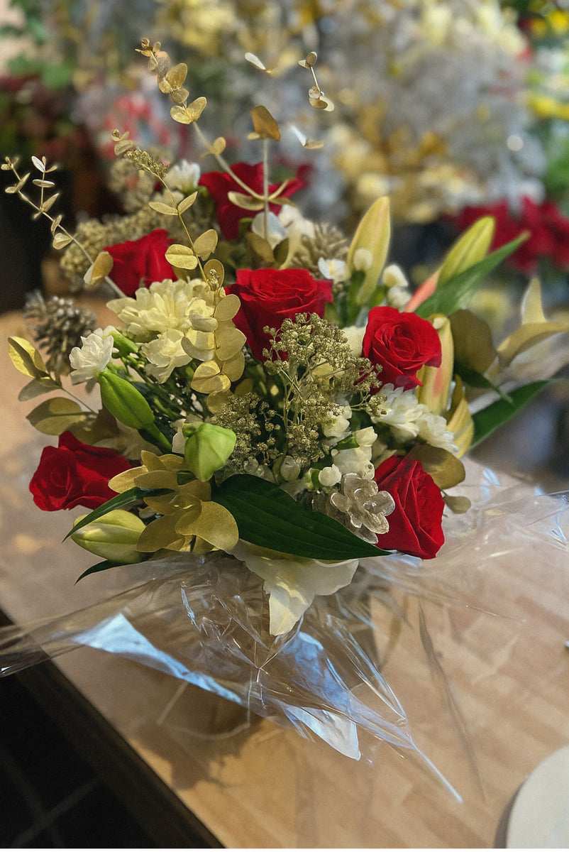 Christmas Aqua Bouquet