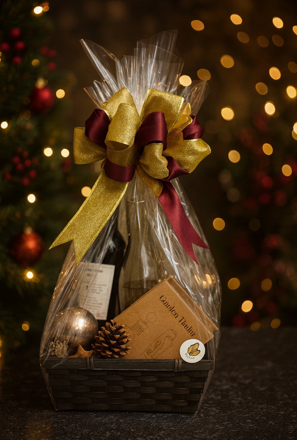 Red Wine Gift Basket