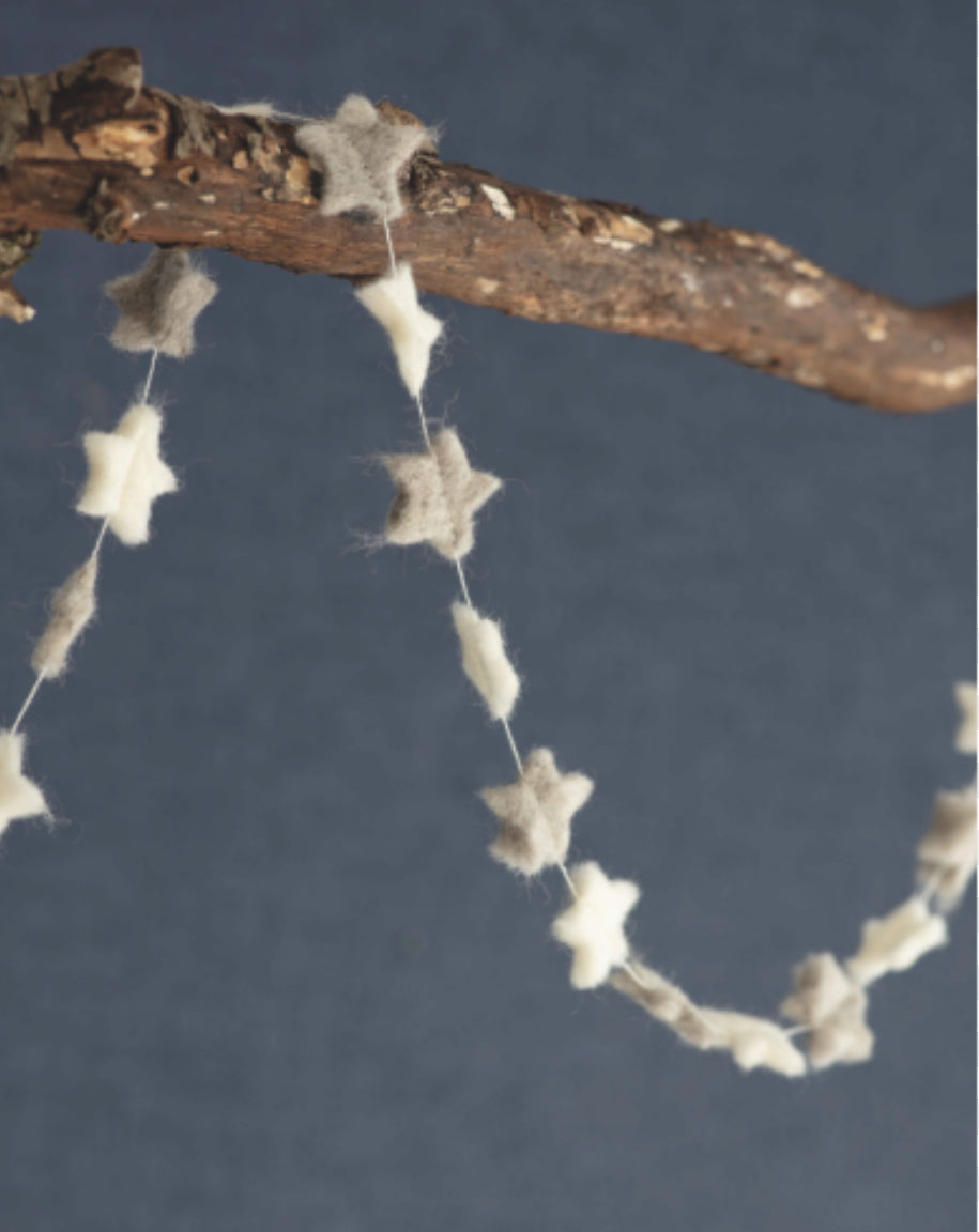 Felt Star Garland