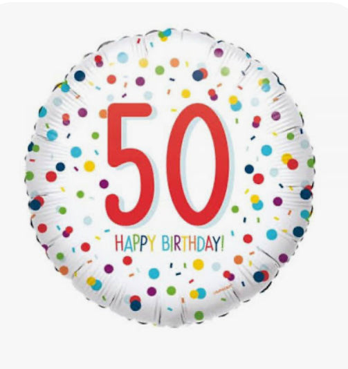 Adult Age Foil Balloons