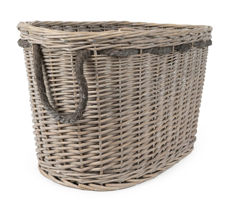 Oval Log Basket