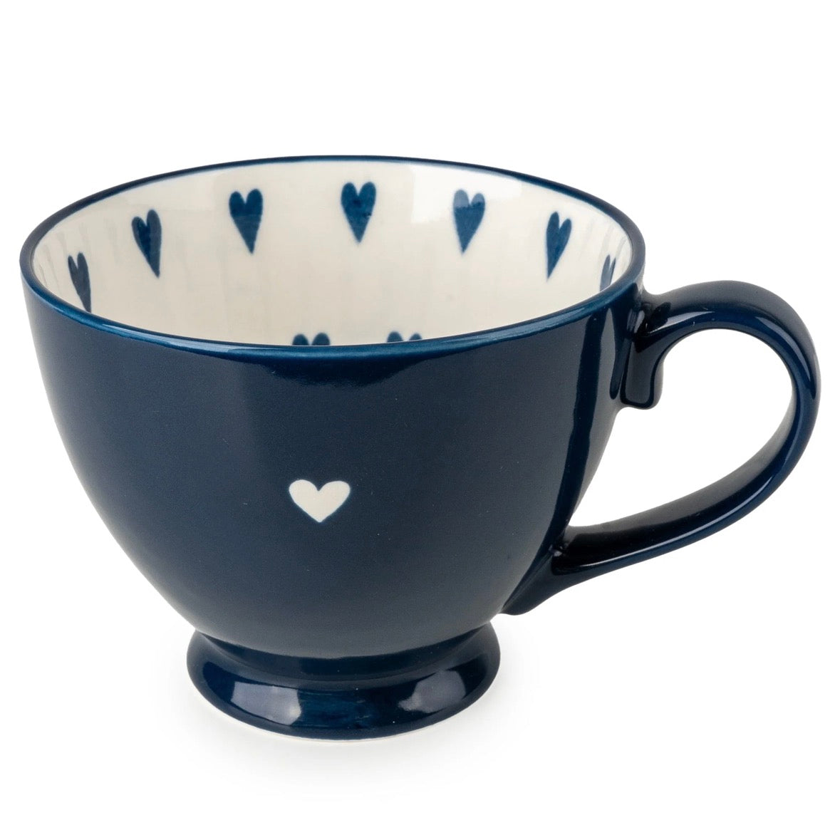 Footed Mug - Heart