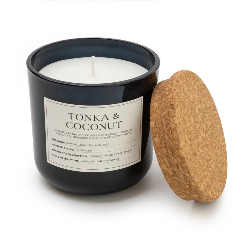 Tonka & Coconut Candle with Cork Lid