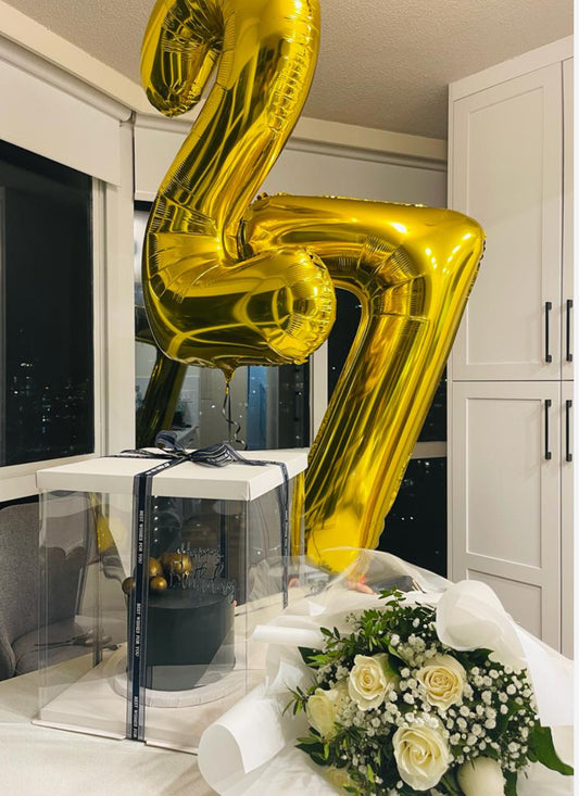 Large Number Foil Balloons